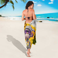 Graffiti Monkey Sarong with Hip Hop Sunglasses and Gold Chain Design - Wonder Print Shop