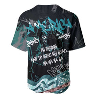 Street Art Liberty Baseball Jersey with Graffiti Print and Cartoon Statue of Liberty - Wonder Print Shop