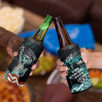 Street Art Liberty 4 in 1 Can Cooler Tumbler with Graffiti Print and Cartoon Statue of Liberty - Wonder Print Shop