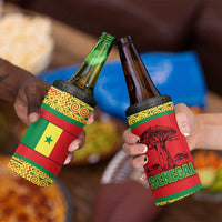 Senegal 4 in 1 Can Cooler Tumbler with Baobab Tree and African Tribal Pattern Design - Wonder Print Shop