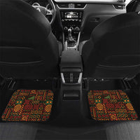 Senegal Car Mats with Baobab Tree and African Tribal Pattern Design - Wonder Print Shop