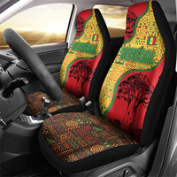 Senegal Car Seat Cover with Baobab Tree and African Tribal Pattern Design - Wonder Print Shop