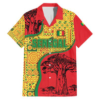 Senegal Family Matching Mermaid Dress and Hawaiian Shirt with Baobab Tree and African Tribal Pattern Design - Wonder Print Shop