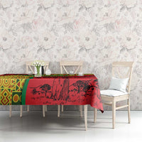 Senegal Tablecloth with Baobab Tree and African Tribal Pattern Design - Wonder Print Shop