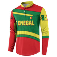 Senegal Button Sweatshirt with Flamingo Design and Rooted in Culture Slogan - Wonder Print Shop