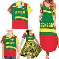 Senegal Family Matching Summer Maxi Dress and Hawaiian Shirt with Flamingo Design and Rooted in Culture Slogan - Wonder Print Shop