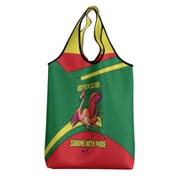 Senegal Grocery Bag with Flamingo Design and Rooted in Culture Slogan - Wonder Print Shop