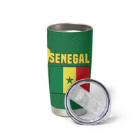 Senegal Tumbler Cup with Flamingo Design and Rooted in Culture Slogan - Wonder Print Shop