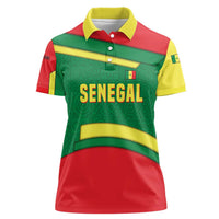 Senegal Women Polo Shirt with Flamingo Design and Rooted in Culture Slogan - Wonder Print Shop