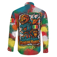 Senegal Family Matching Summer Maxi Dress and Hawaiian Shirt with Colorful Wildlife Graffiti and Nature Rises Roars Design - Wonder Print Shop