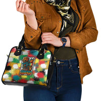 Senegal Shoulder Handbag with Colorful Wildlife Graffiti and Nature Rises Roars Design - Wonder Print Shop