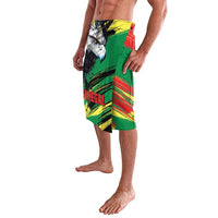 Senegal Lavalava with Bold Eagle Graphic and Brushstroke Flag Colors Design - Wonder Print Shop