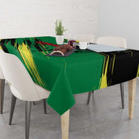 Senegal Tablecloth with Bold Eagle Graphic and Brushstroke Flag Colors Design - Wonder Print Shop
