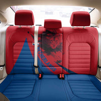 Netherlands Back Car Seat Cover with Lion Graphic and Dutch Flag in Red and Blue Design - Wonder Print Shop