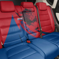 Netherlands Back Car Seat Cover with Lion Graphic and Dutch Flag in Red and Blue Design - Wonder Print Shop