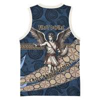Eros Greek Mythology Protogonos Basketball Jersey Winged Eros Emerging From Cosmic Egg Greek Key