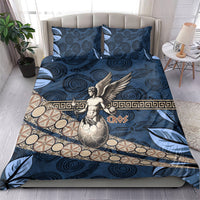 Eros Greek Mythology Protogonos Bedding Set Winged Eros Emerging From Cosmic Egg Greek Key