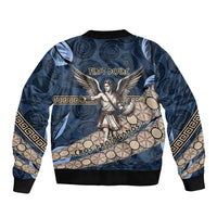 Eros Greek Mythology Protogonos Bomber Jacket Winged Eros Emerging From Cosmic Egg Greek Key
