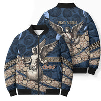 Eros Greek Mythology Protogonos Bomber Puffer Jacket Winged Eros Emerging From Cosmic Egg Greek Key