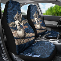 Eros Greek Mythology Protogonos Car Seat Cover Winged Eros Emerging From Cosmic Egg Greek Key