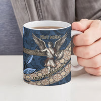 Eros Greek Mythology Protogonos Ceramic Mug Winged Eros Emerging From Cosmic Egg Greek Key