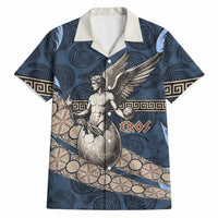 Eros Greek Mythology Protogonos Hawaiian Shirt Winged Eros Emerging From Cosmic Egg Greek Key