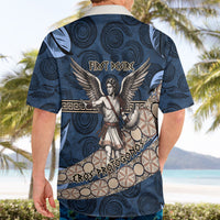 Eros Greek Mythology Protogonos Hawaiian Shirt Winged Eros Emerging From Cosmic Egg Greek Key