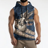 Eros Greek Mythology Protogonos Sleeveless Hoodie Winged Eros Emerging From Cosmic Egg Greek Key