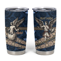 Eros Greek Mythology Protogonos Tumbler Cup Winged Eros Emerging From Cosmic Egg Greek Key
