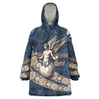 Eros Greek Mythology Protogonos Wearable Blanket Hoodie Winged Eros Emerging From Cosmic Egg Greek Key