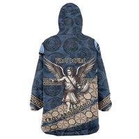 Eros Greek Mythology Protogonos Wearable Blanket Hoodie Winged Eros Emerging From Cosmic Egg Greek Key