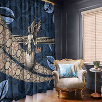 Eros Greek Mythology Protogonos Window Curtain Winged Eros Emerging From Cosmic Egg Greek Key