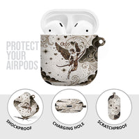 Eros Greek Mythology Cupid God Of Love AirPods Case Winged Archer Eros Bow Arrow And Celestial Clouds