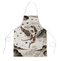 Eros Greek Mythology Cupid God Of Love Apron Winged Archer Eros Bow Arrow And Celestial Clouds