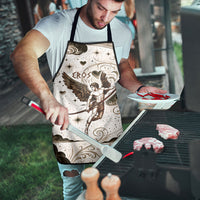 Eros Greek Mythology Cupid God Of Love Apron Winged Archer Eros Bow Arrow And Celestial Clouds