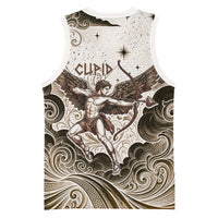 Eros Greek Mythology Cupid God Of Love Basketball Jersey Winged Archer Eros Bow Arrow And Celestial Clouds