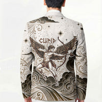 Eros Greek Mythology Cupid God Of Love Blazer Winged Archer Eros Bow Arrow And Celestial Clouds