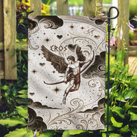 Eros Greek Mythology Cupid God Of Love Garden Flag Winged Archer Eros Bow Arrow And Celestial Clouds