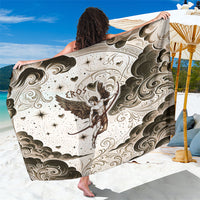 Eros Greek Mythology Cupid God Of Love Sarong Winged Archer Eros Bow Arrow And Celestial Clouds
