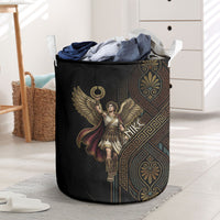 Nike Goddess Laundry Basket Ancient Greece Laurel Wreath And Greek Key