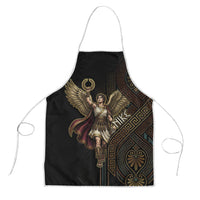 Nike Goddess Apron Ancient Greece Laurel Wreath And Greek Key