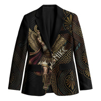 Nike Goddess Blazer Ancient Greece Laurel Wreath And Greek Key