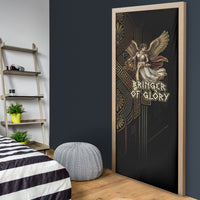 Nike Goddess Door Cover Ancient Greece Laurel Wreath And Greek Key