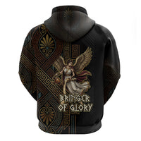 Nike Goddess Hoodie Ancient Greece Laurel Wreath And Greek Key