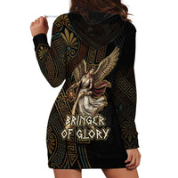 Nike Goddess Hoodie Dress Ancient Greece Laurel Wreath And Greek Key