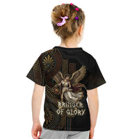 Nike Goddess Kid T Shirt Ancient Greece Laurel Wreath And Greek Key