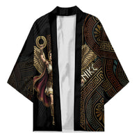 Nike Goddess Kimono Ancient Greece Laurel Wreath And Greek Key