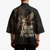 Nike Goddess Kimono Ancient Greece Laurel Wreath And Greek Key