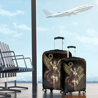 Nike Goddess Luggage Cover Ancient Greece Laurel Wreath And Greek Key