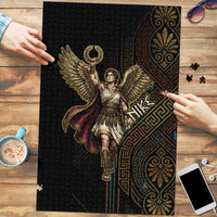 Nike Goddess Puzzle Ancient Greece Laurel Wreath And Greek Key